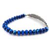 Les Trésors De Lily [J3563] - Blue 'Mineralia' Designer Bracelet