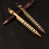 0.7mm Retro Ballpoint Pen Metal Signing Pen Bolt Action Pen For Creative Writing Drawing Needs