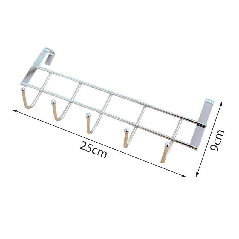 1PCS Outdoor Towel Rack Hanger, Hat Organizer, Hanger, Rack, House, Bathroom, Kitchen, 5Hanger Over The Door Hook Quintuple Hook