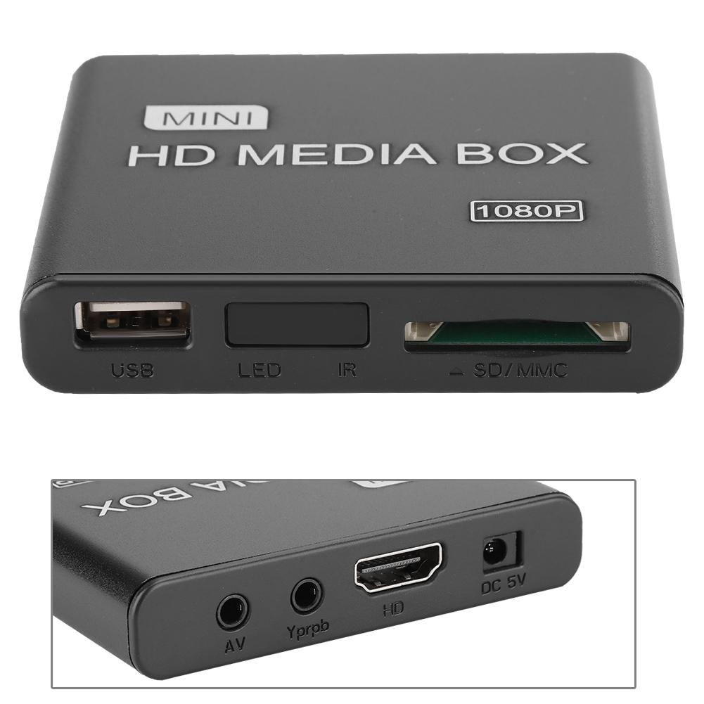 K8 1080P Mini Network Video Player HDMI HD Output Decoder Hard Disk Player