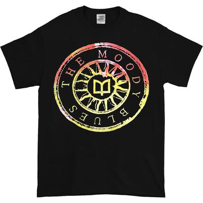 1990s Moody Blues Tour Black Double Sided Unisex T-shirt