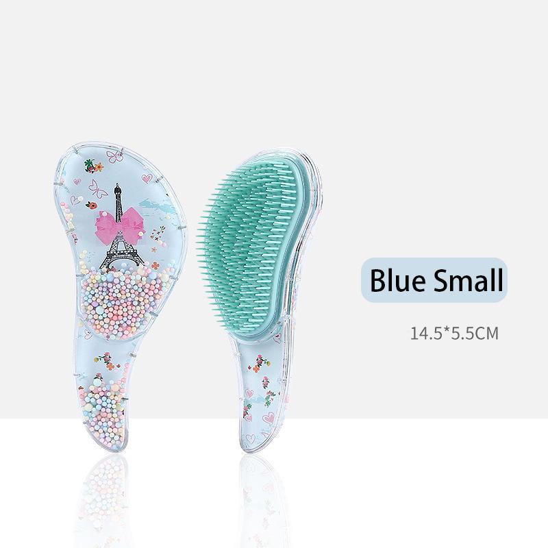 2026 Новый Милый Детский Гребень с Рожками Мультяшный Прозрачный Гребень Против Спутывания Модный Массажный Гребень Для Гладких Волос Парикмахерский Гребень