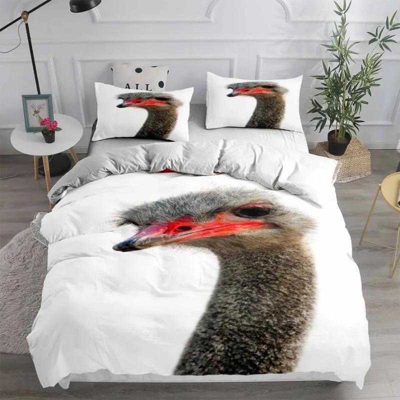 180x20 Beding Sets Animal Head Soft with Soft Fabric Duvet Cover Set Super Soft Ful Quen King Bedrom Set European American Style Home Textile