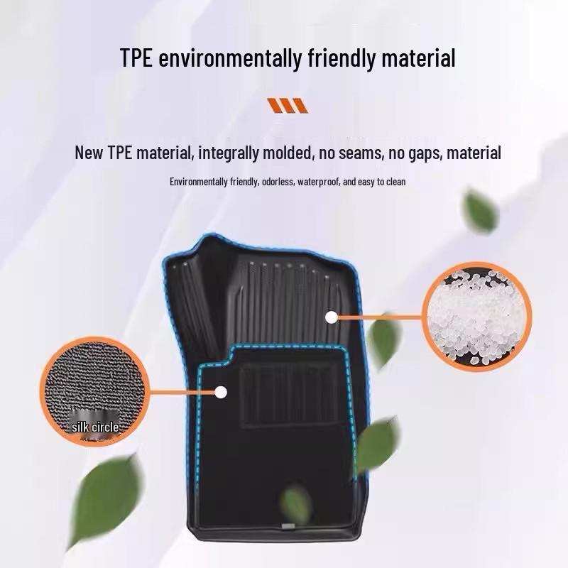 Odorless Waterproof TPE Floor Mats for 2015-2024 Toyota Hilux Pickup, LHD/RHD