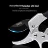 Stainless Steel Multifunctional Pruning Shears for Garden, Fruit Trees & Branches with Segmented Pulley System