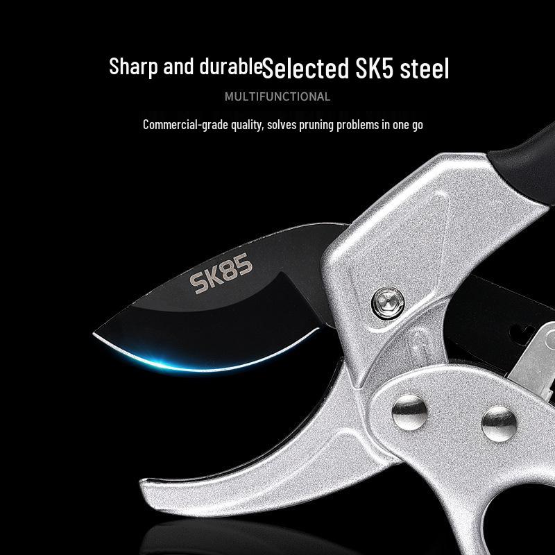 Stainless Steel Multifunctional Pruning Shears for Garden, Fruit Trees & Branches with Segmented Pulley System