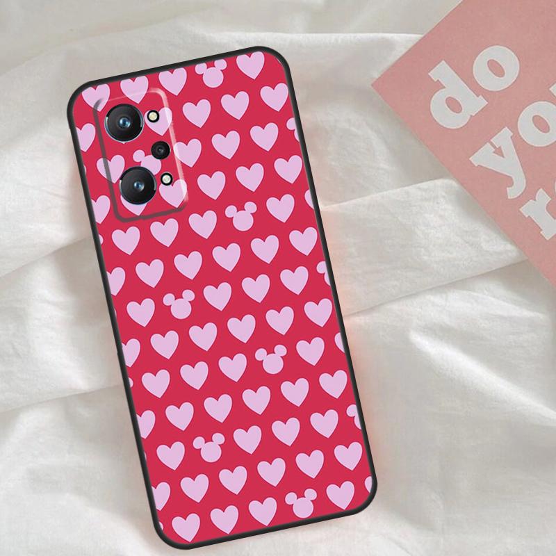 Heart Cartoon Girls Case For Realme C65 C67 C71 C63 C61 C55 C51 C53 C35 C75 11 12 13 14 15 Pro Plus GT6 GT7 Pro