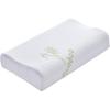 Artibetter Pillow Case White Sleepers Pillows Cover Latex Pillow Cover Neck Contour Pillowcase Memory Foam Pillows Cover Latex Foam Pillow Pillows
