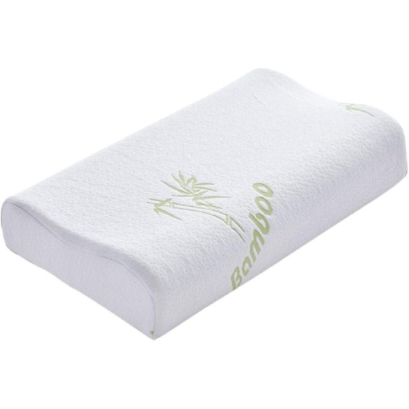 Artibetter Pillow Case White Sleepers Pillows Cover Latex Pillow Cover Neck Contour Pillowcase Memory Foam Pillows Cover Latex Foam Pillow Pillows