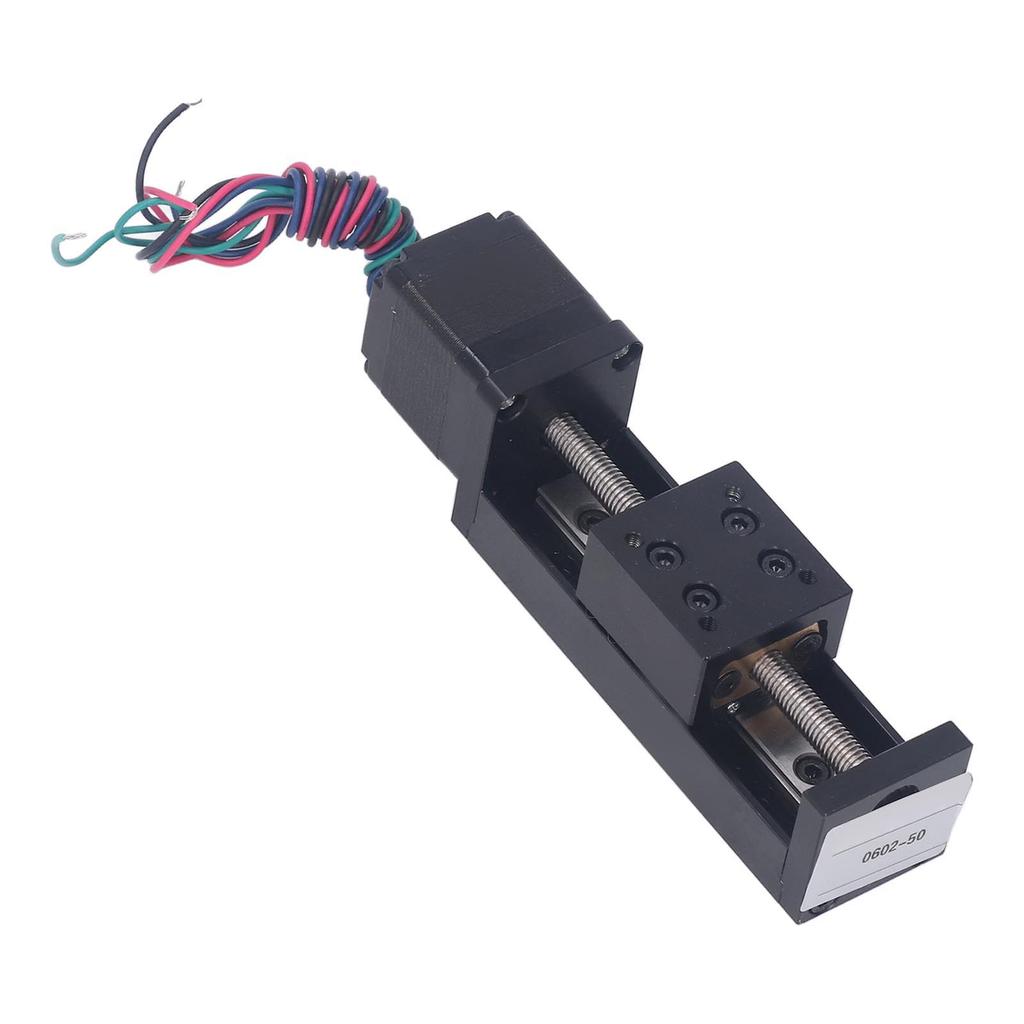Mini Linear Rail Guide Slide Actuator 28 Stepper Motor 50mm Stroke DIY CNC Router Parts X Y Z Stage with T Screw Rod