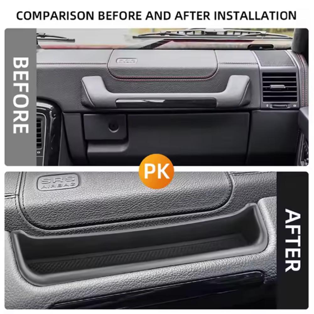 For Mercedes Benz G-Class W463 W464 Wagon G500 G55 G63 Car Copilot Seat Storage Box Tray Case Organizer accessories