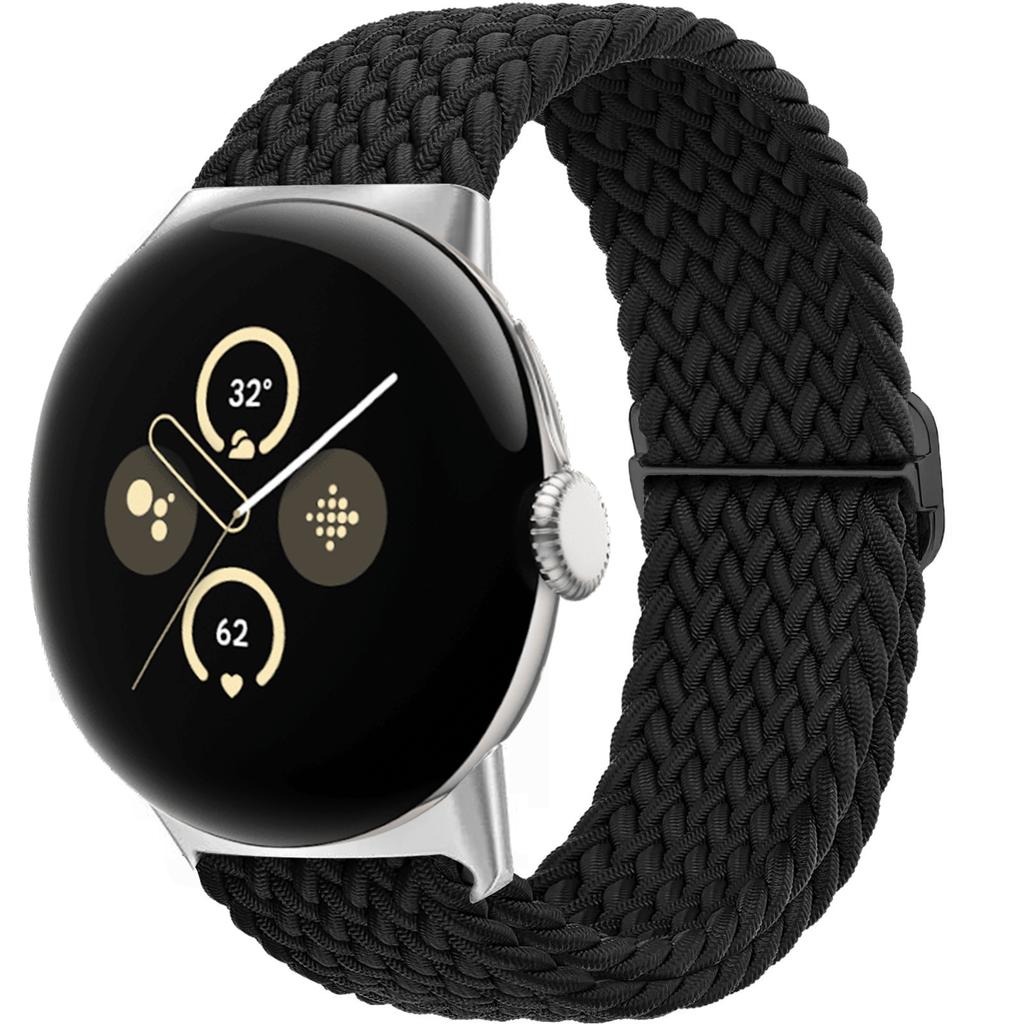 Braided Solo loop for Google pixel 3 4 2 band Accessories Smartwatch Elastic Adjustable Nylon correa bracelet Pixel Watch Strap