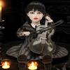 13-inch Gothic Maiden - Cold And Ice-Cold - Gothic Maiden Violin-playing Doll