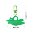 Cartoon Cat Pendant Lovely Animal Shaped Keychain Plastic Keyring Bag Ornament