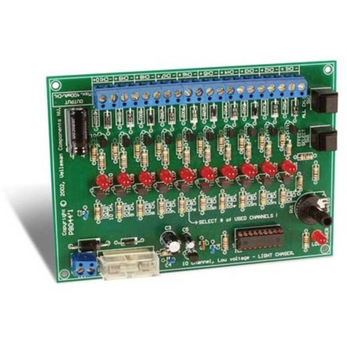 LED kit wsl8044 10 channels light effects generator 12 vdc wadda bianco