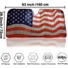 Big Hippo Sun Shade, Windshield Sun Shade American Flag Sunshades Keep Vehicle Cool Protect Your Car From Sun Heat & Glare Best UV Ray Visor