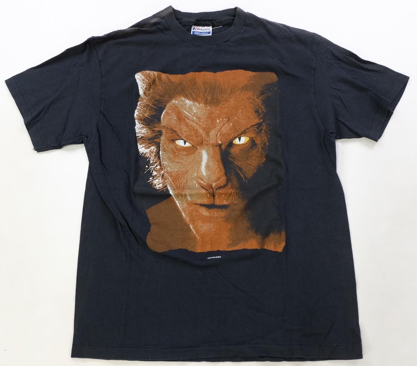 VTG John Fogerty Eye of the Zombie 1986 Tour Werewolf T Shirt 80s Black L XXXXL