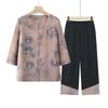 Women's Chinese Style Seven-Sleeve Floral Top