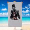 Sneldrogende Strandhanddoek Muhammad Ali Patroon, Lichtgewicht Absorberende Handdoek voor Zwembad Strand Vakantie Gebruik