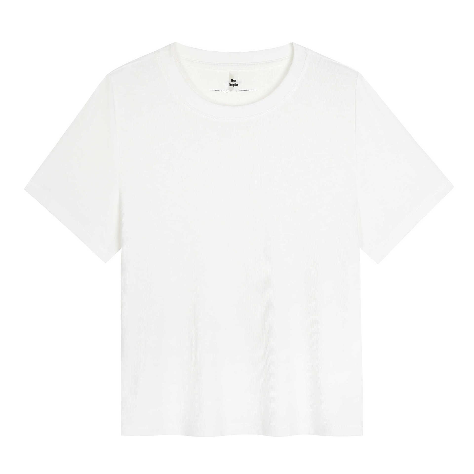 

Plus Size Women s Stretchy Round Neck T-shirt - Simple, Plain, Slimming Short Sleeve Top, Belly Covering, Summer Style 1XL (recommended for 120-140 jin)
