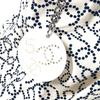 Chanel Arabesque Tasche Tragetasche Handtasche Segeltuch Weiß/Dunkelblau Basis