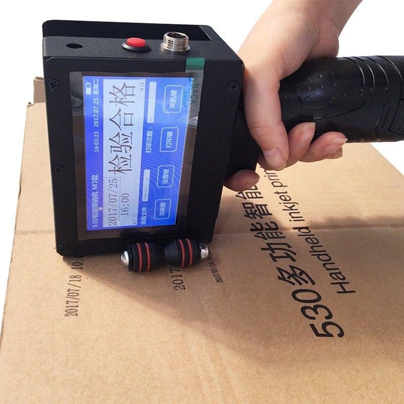 5W Serial Water Automatic Coding Machine Production Date English System USB Handheld Touch Screen Label Inkjet QR Printer Machine