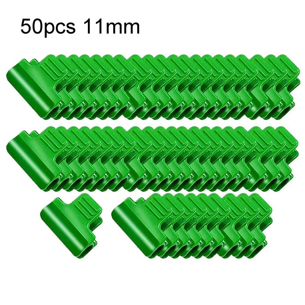 50pcs Greenhouse Clamps Clips Plant Stakes Pipe Clamps For Outer Diameter Shed Film Row Cover Shading 12121212112121212
