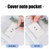 4/6/8Pcs 11 Holes Punched Pocket Water Resistant Letter Size Document Wallet with Clear Label Window for Office School