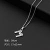 Fashion Diamond Studded English Letter Necklace For Women