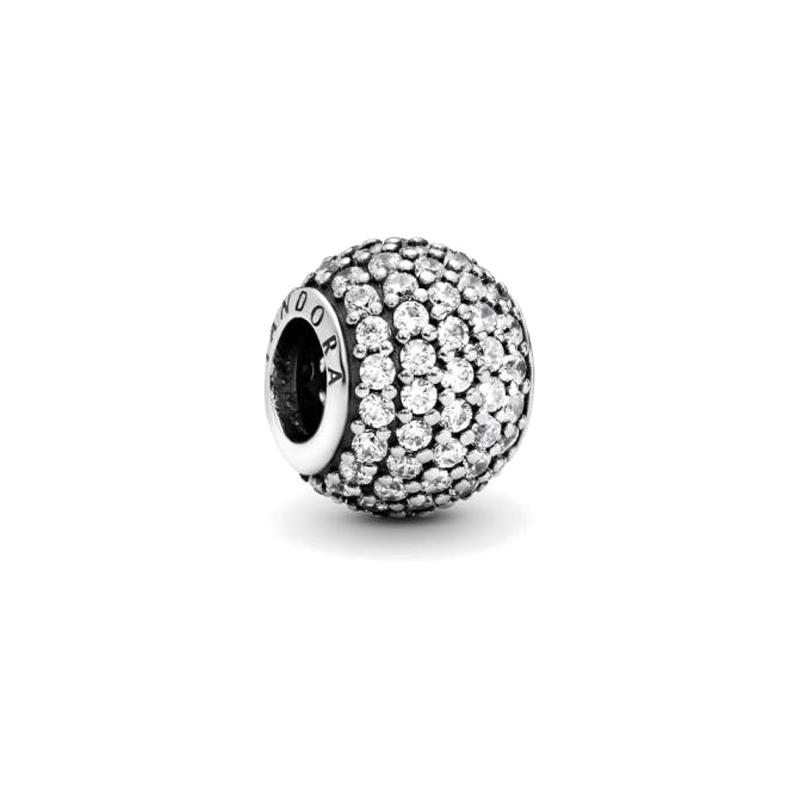 Pandora Pavé crystal pendant women s silver 791051CZ