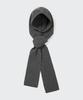Musinsa Standard Lambswool Knit Scarf Balaclava [Medium Gray]