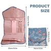 Personalized Small Jewelry Bag Convenient Jewellery Organizer with Dividers Elegant Earrings Necklaces Holder for Women