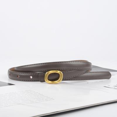 Genuine Leather Belt Women Jeans Belt Women Summer Simple Versatile Fine Decorative Belt Multi-color