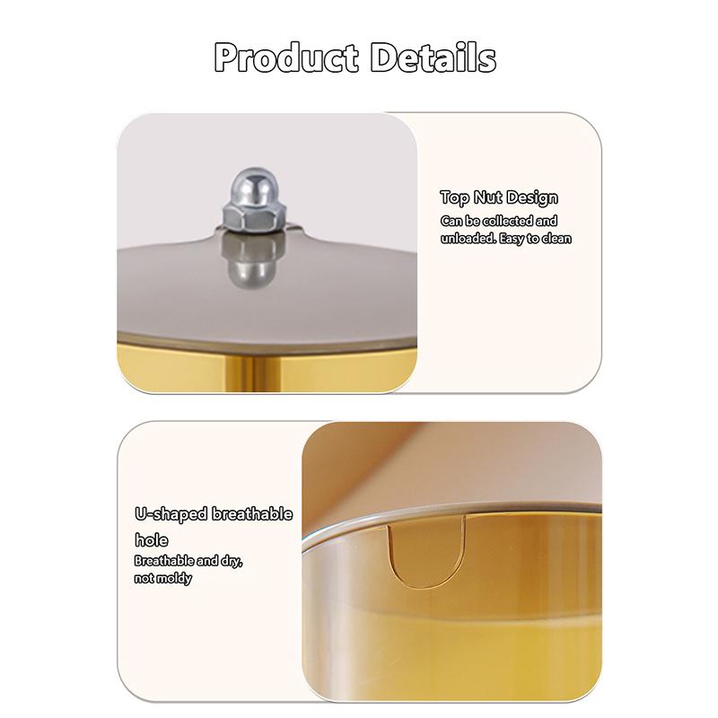 

Вращающаяся коробка для хранения ювелирных изделий, стеллаж для хранения макияжа, браслет, серьги, круглый пластиковый органайзер, держатель для коробок, стеллаж для выставки товаров с крышкой