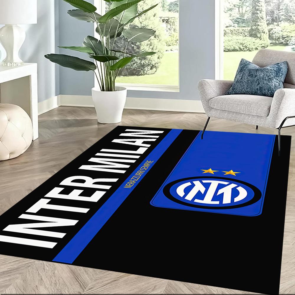 Inter Milan Area Rug Design For Kitchen Game Room Outdoor Dormitory Antislip Carpet Anime Office Decor Wedding Party Gift