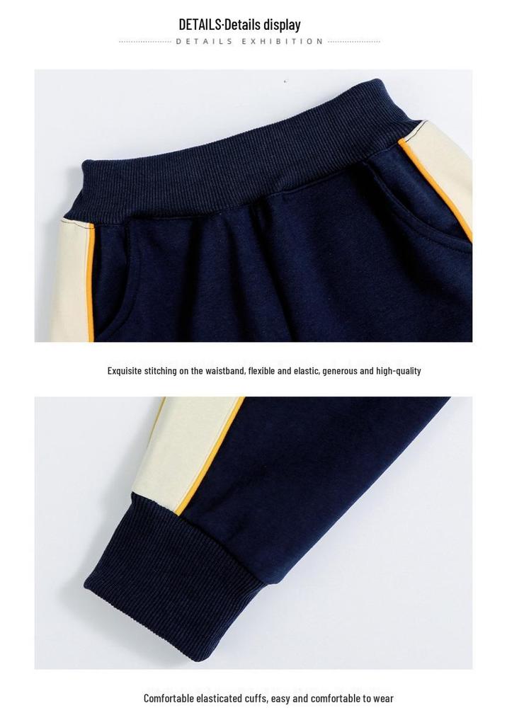 British Style Spring/Autumn Sportswear Three-Piece Set for Primary Students