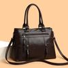 Large Capacity Textured Handbag, New Soft Leather Commuting Shoulder Bag, Crossbody Bag, High-end Tote Bag