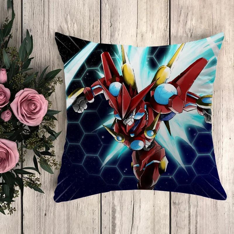 Pillow Digimon Decorative Pillowcase Decor Cushion Cover Luxury Throw Pillows Sofa Cushions Car Decoration Pilow Cases