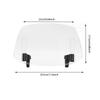Universal Motorcycle Adjustable Windscreen Spoiler Air Deflector Wind Protection