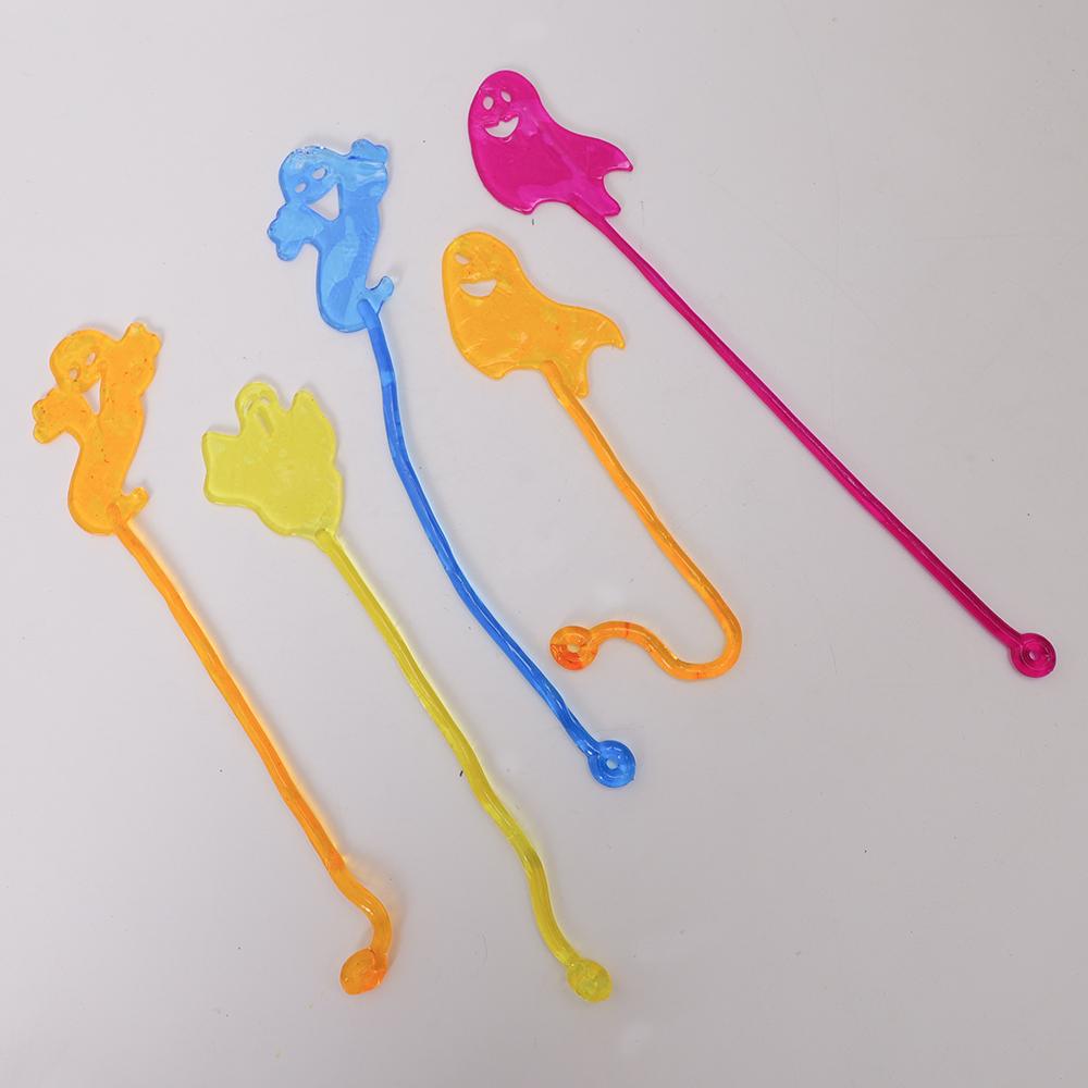 15Pcs Elastically Stretchable Sticky Spider Web Climbing Novelty Toys for Kids Birthday Party Favors Halloween Party Decorations KTY