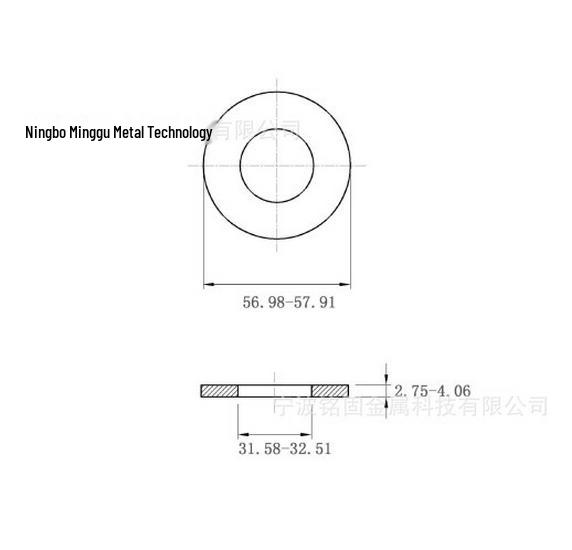 1/2 Inch 316 Stainless Steel Narrow Type Flat Washer, Large SAE/USS Flat Washer