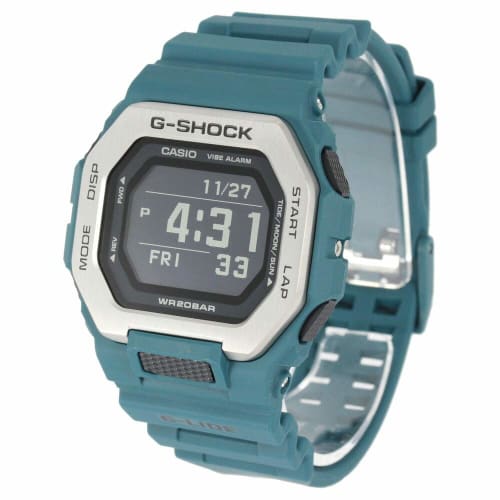 

Casio G-Shock GBX-100-2 G-LIDE Tide Graph Men s Digital Watch, Green, Bluetooth