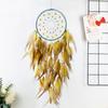 Bedroom Hanging Ornaments Dream Catcher Hand-woven Feather Wind Chime Wall Decor Creative Birthday Festival Gift Home Decoration