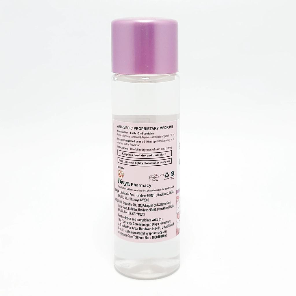 Patanjali Divya Gulab Jal 120 Ml Natural Rose Water Toner For Face Skin Cleansing Hydrating Refreshing Daily Use