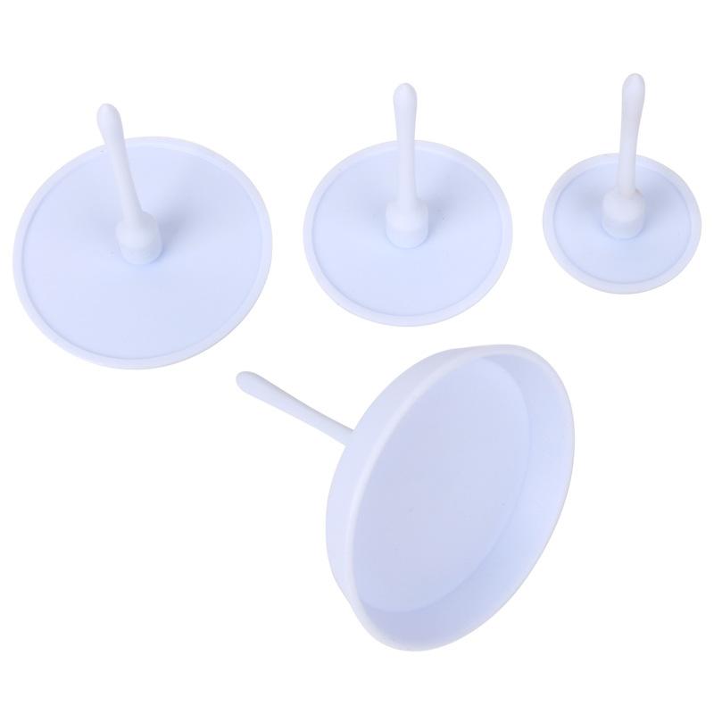 Baking Tools: 4 Pieces Plastic Cake Piping Nails Cake Piping Trays Detachable Cake Piping Trays