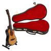 Minature Guitar Model Wooden   Musical Instrument Guitar Replica with Stand Ornament