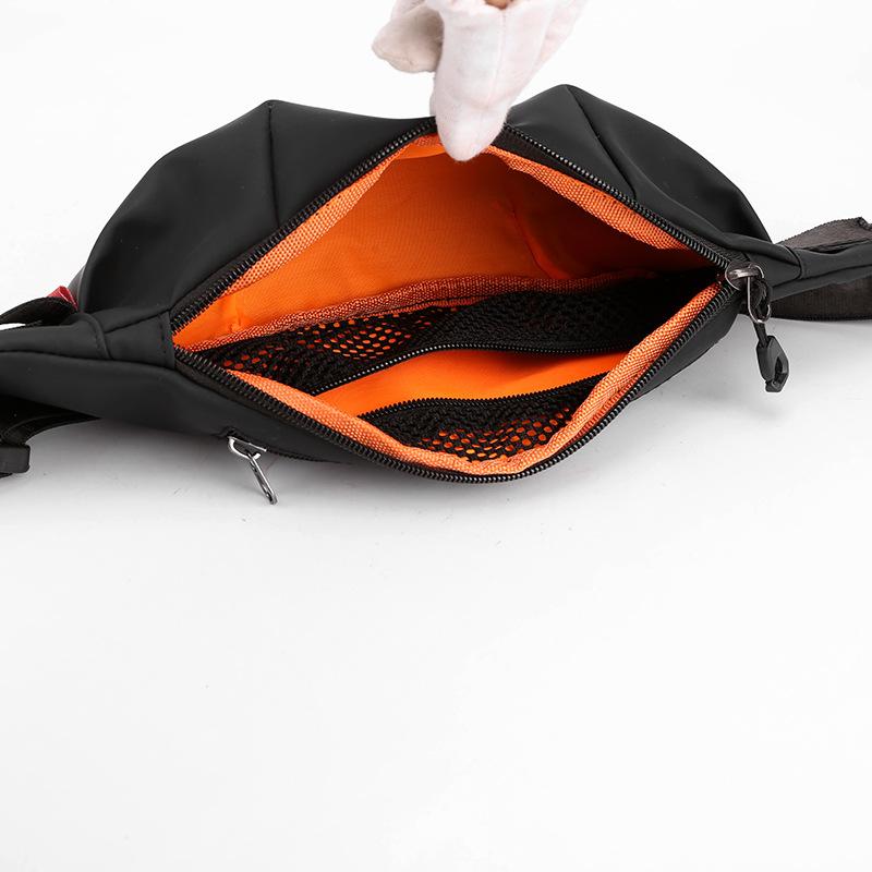 Mini Fanny Pack Men's Trendy Brand Shoulder Messenger Bag Fashion Trendy Ins Breast Bag Mobile Phone Bag Small Lightweight Backpack