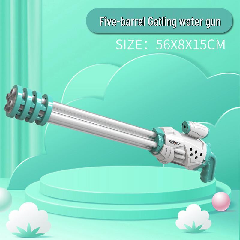 Gatling High-Pressure Water Gun for Long-Range Summer Fun