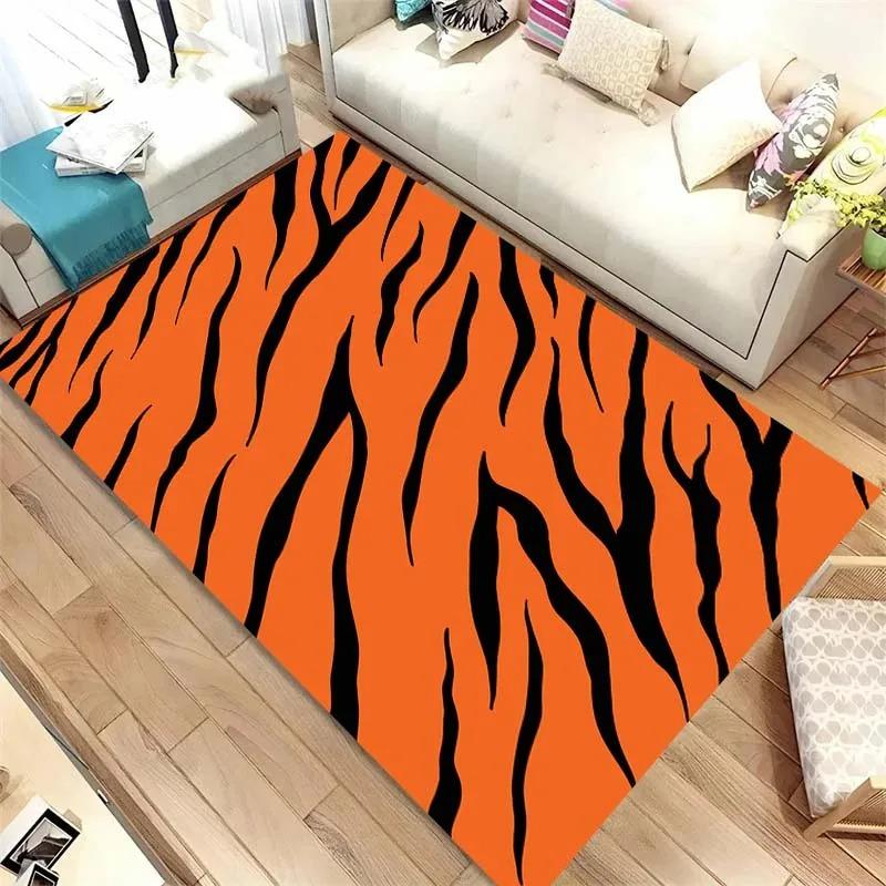 Zebra Stripes Colorful Pattern Floor Mats Door Front Decoration Home Living Room Floor Mats