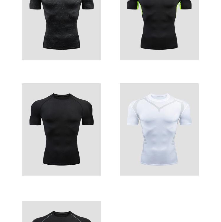 2025 Sportovní rychleschnoucí prodyšné přiléhavé svalové tričko